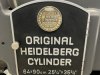 1972 Heidelberg Model SBD SB 35 Inch Die Cutter ith Factory Foil