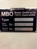 MBO Z2 Mobile knife fold unit